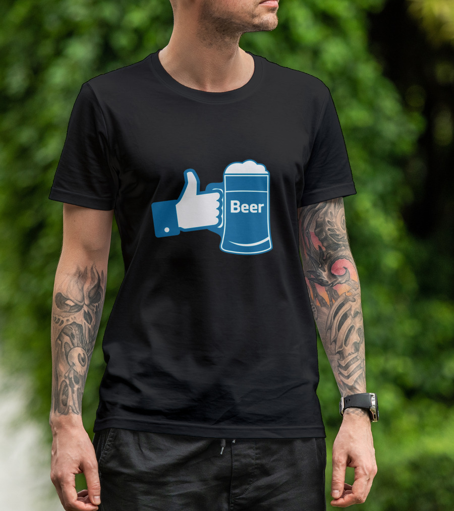 Like Thumbs Up Beer T-Shirt