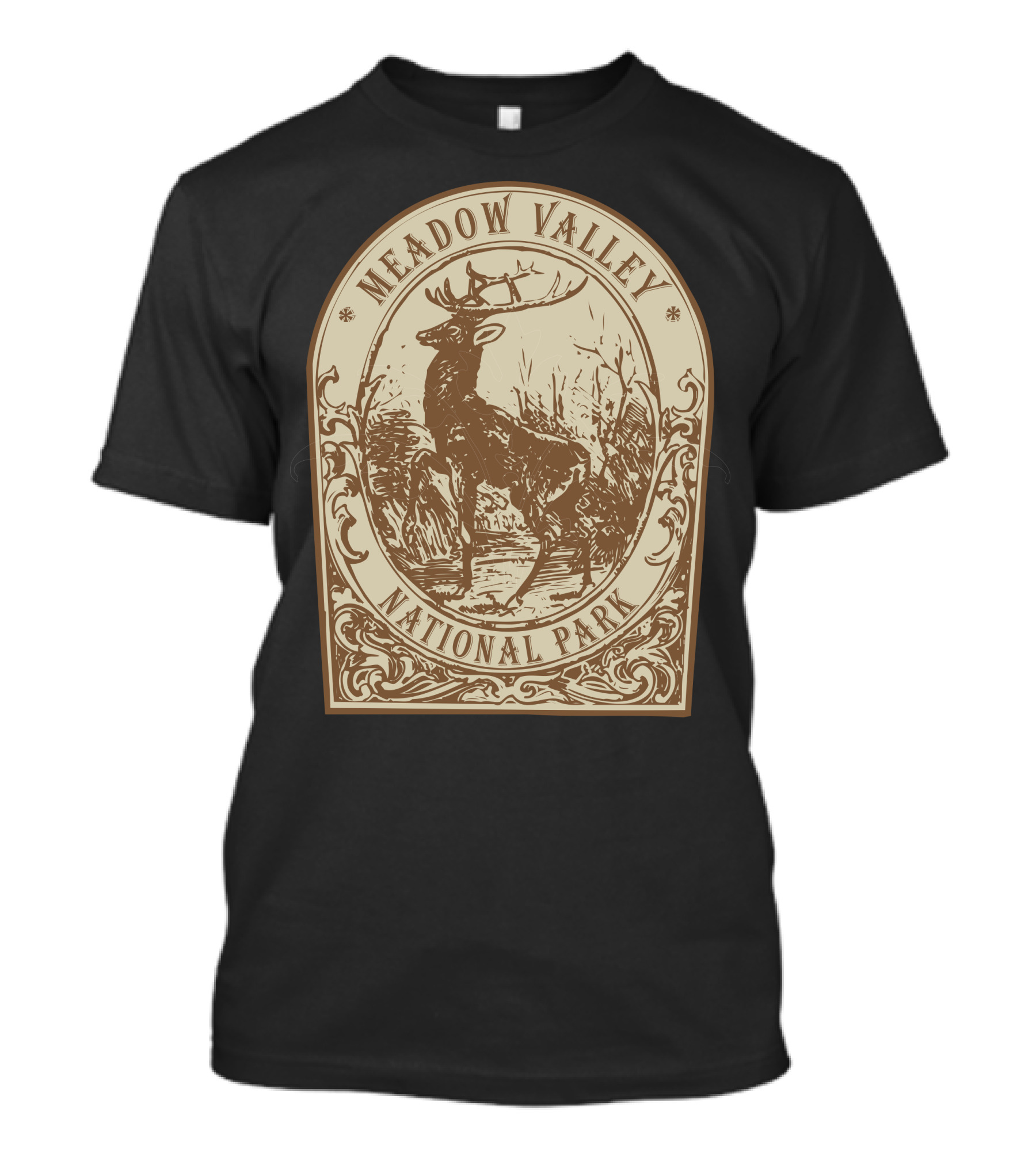 Meadow Valley National Park Stag Emblem T-Shirt