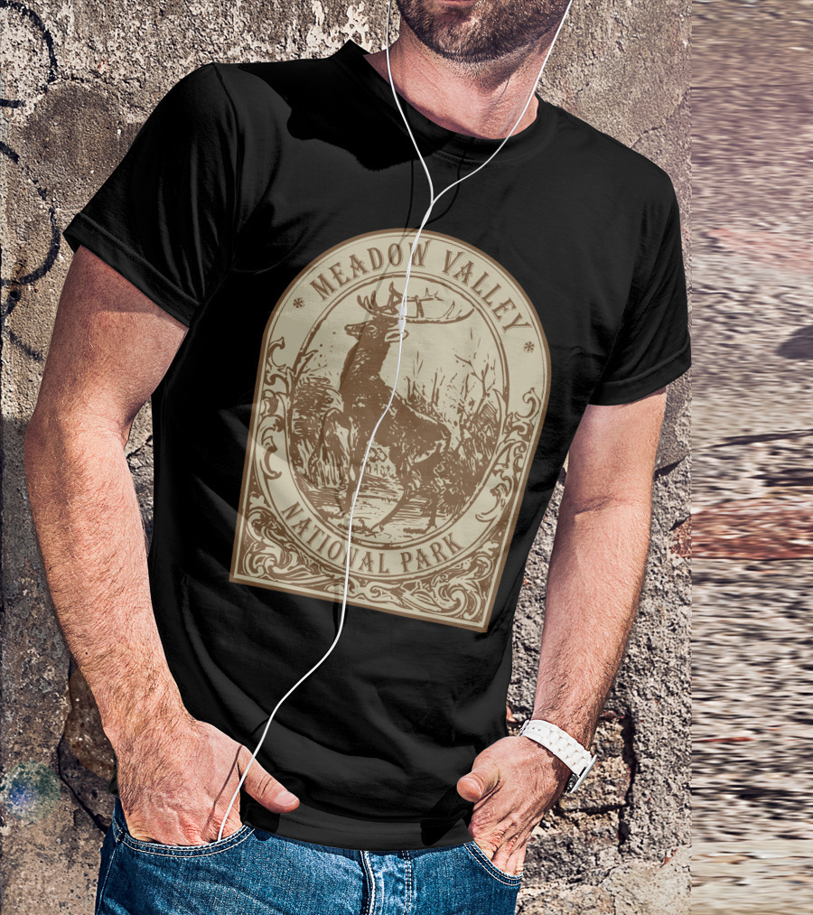 Meadow Valley National Park Stag Emblem T-Shirt