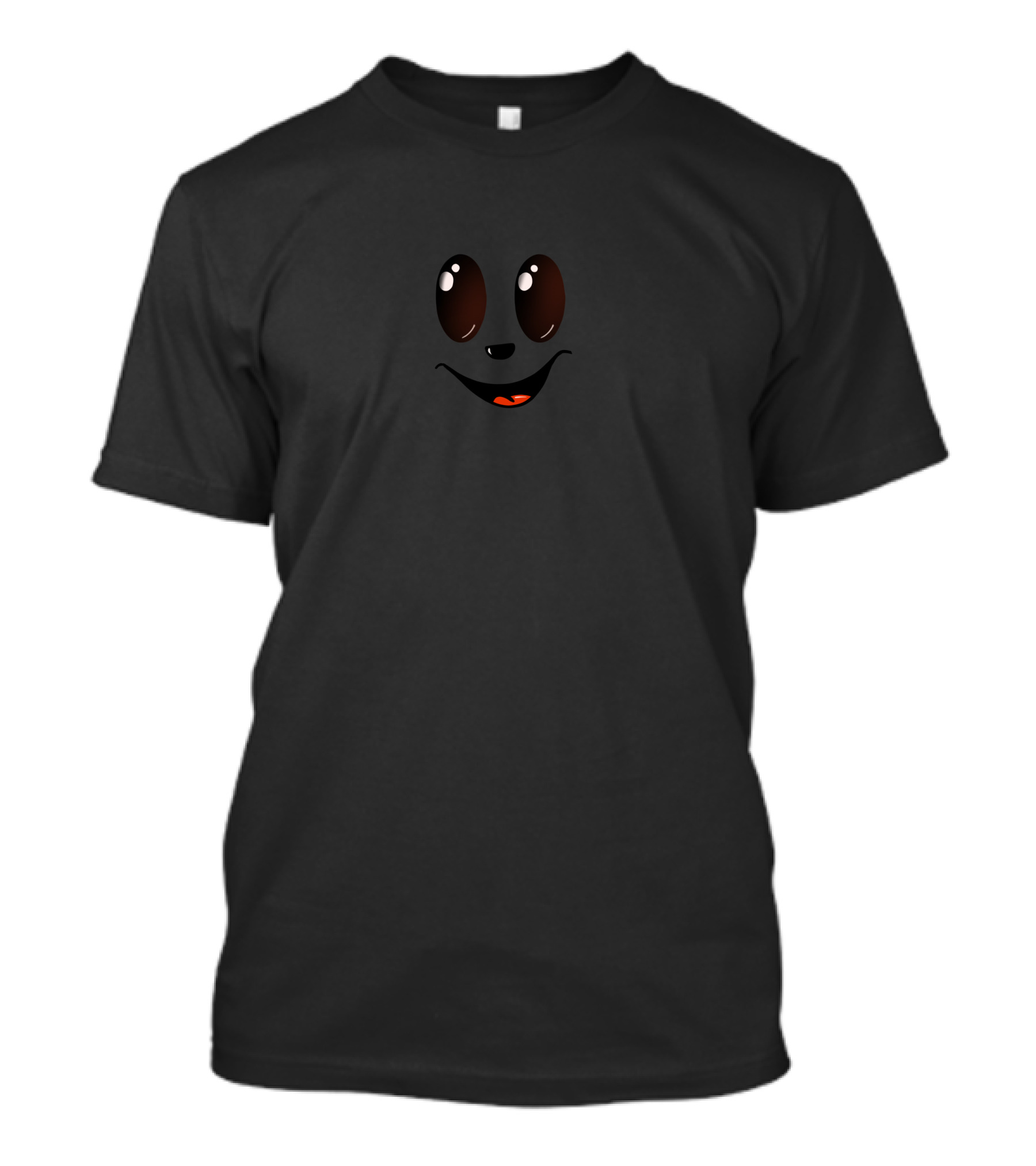 Smiles Are For Free Happy Cartoon Face With Big Eyes And Smile T-Shirt