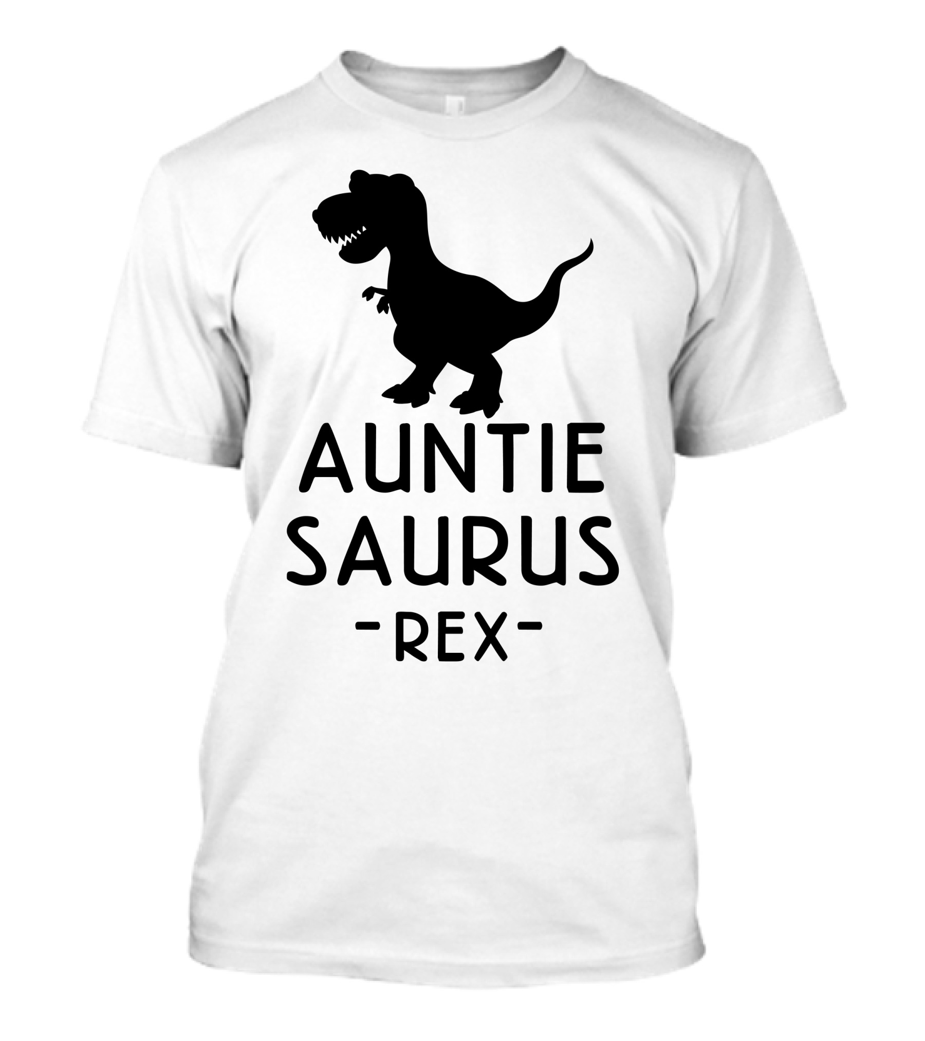 Auntie Saurus Rex Dinosaur T-Shirt