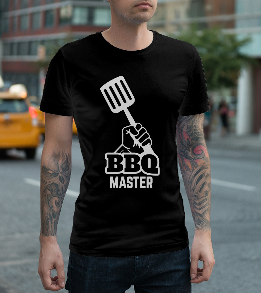 BBQ Master Spatula Fist Icon T-Shirt