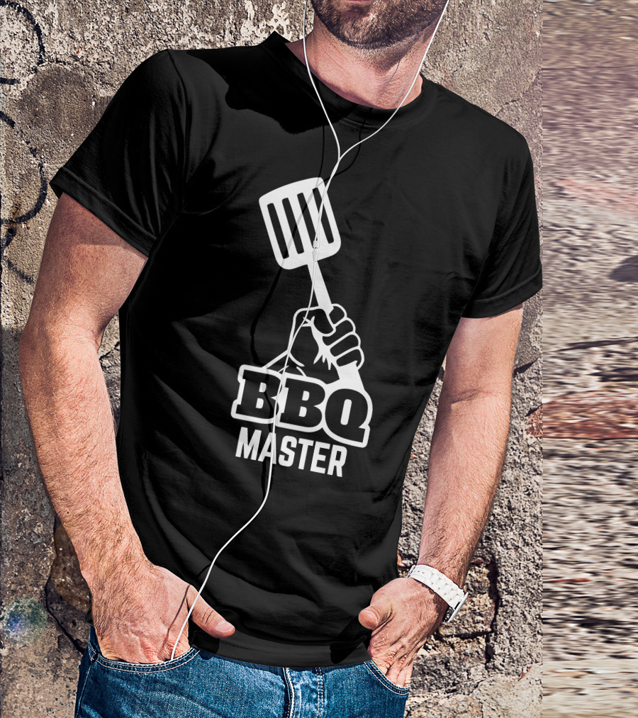 BBQ Master Spatula Fist Icon T-Shirt