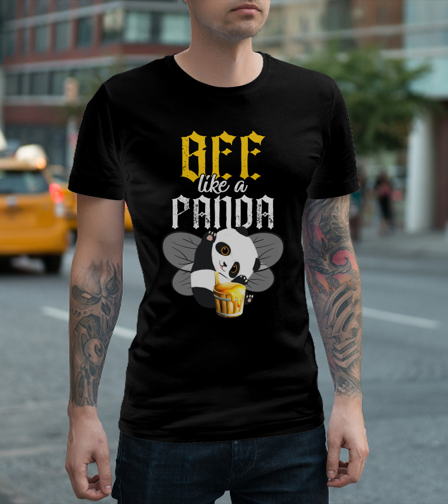 BEE Like A Panda With Mug Of Honey T-Shirt