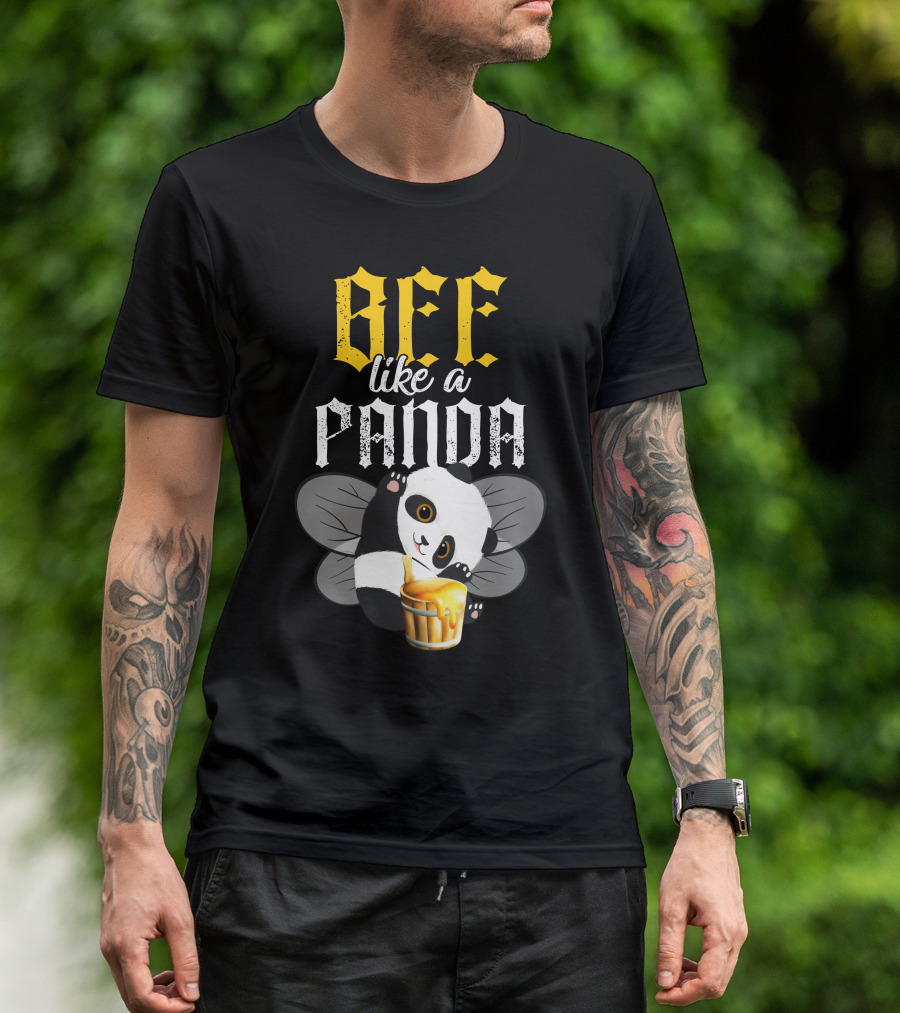 BEE Like A Panda With Mug Of Honey T-Shirt