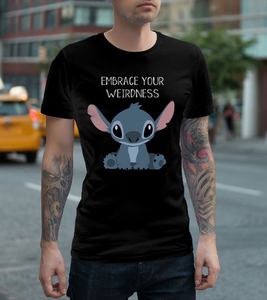 Embrace Your Weirdness Stitch T-Shirt