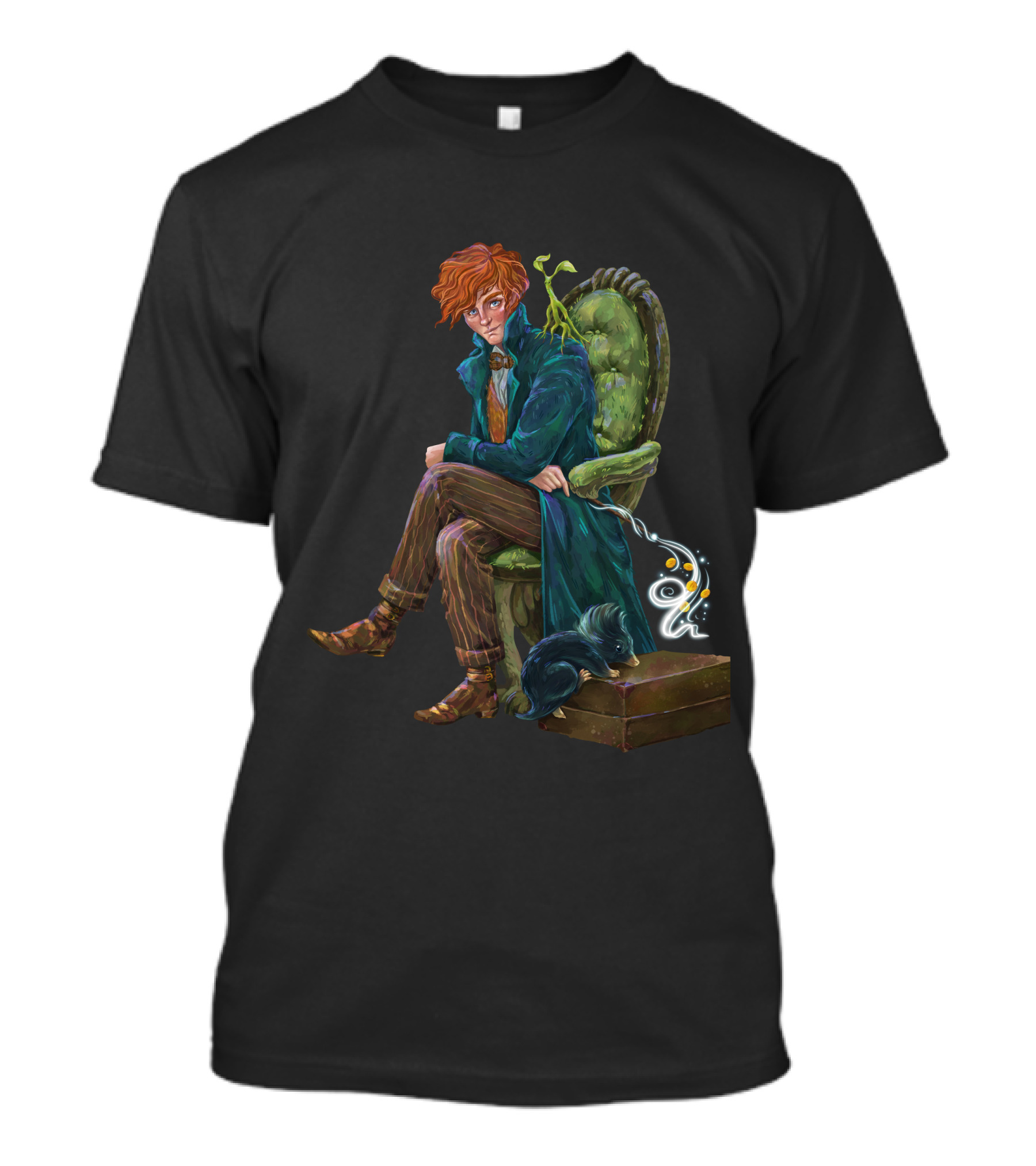 Fantastic Beasts Newt Scamander Magical Suitcase Companion T-Shirt