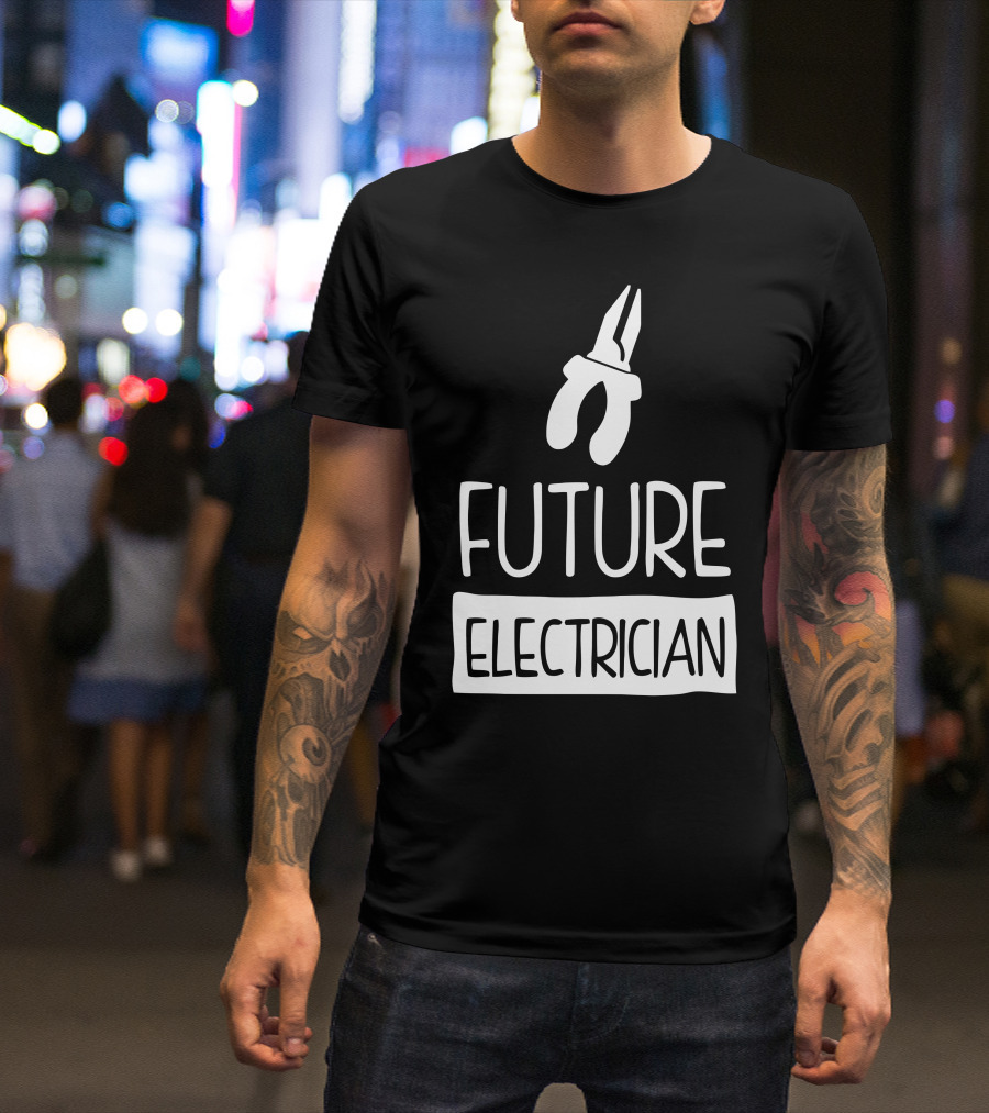 Future Electrician Pliers T-Shirt