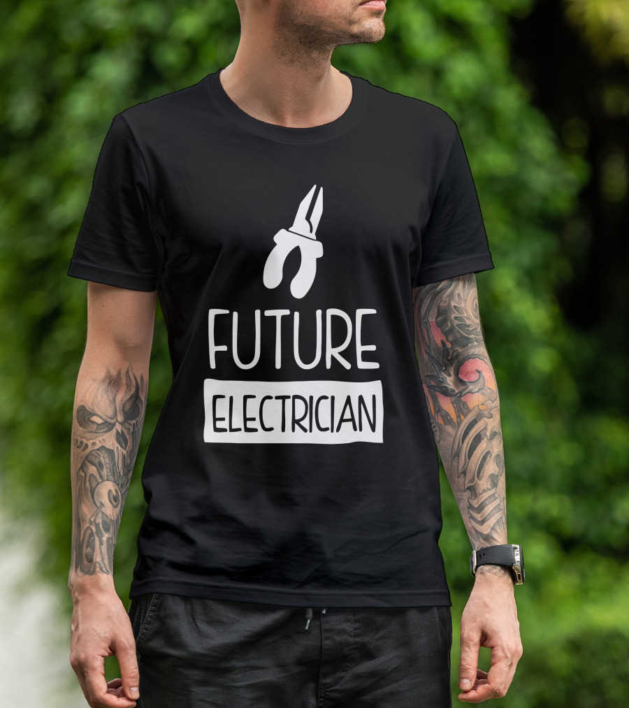 Future Electrician Pliers T-Shirt