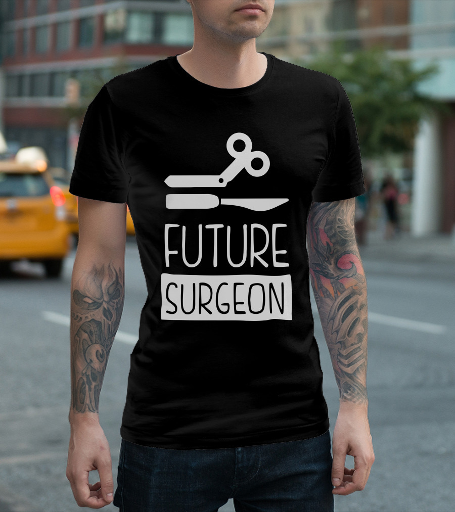 Future Surgeon Scissors And Scalpel T-Shirt