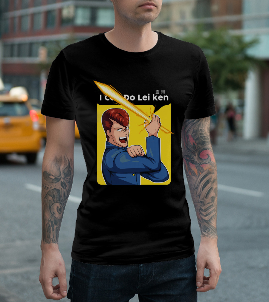Kuwabara Spirit Sword I Can Do Rei Ken T-Shirt
