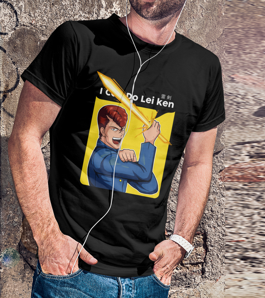 Kuwabara Spirit Sword I Can Do Rei Ken T-Shirt