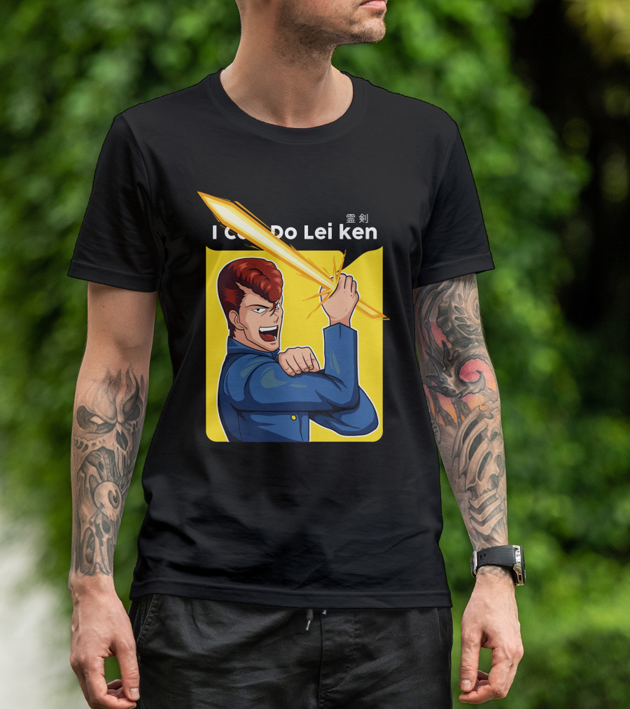 Kuwabara Spirit Sword I Can Do Rei Ken T-Shirt