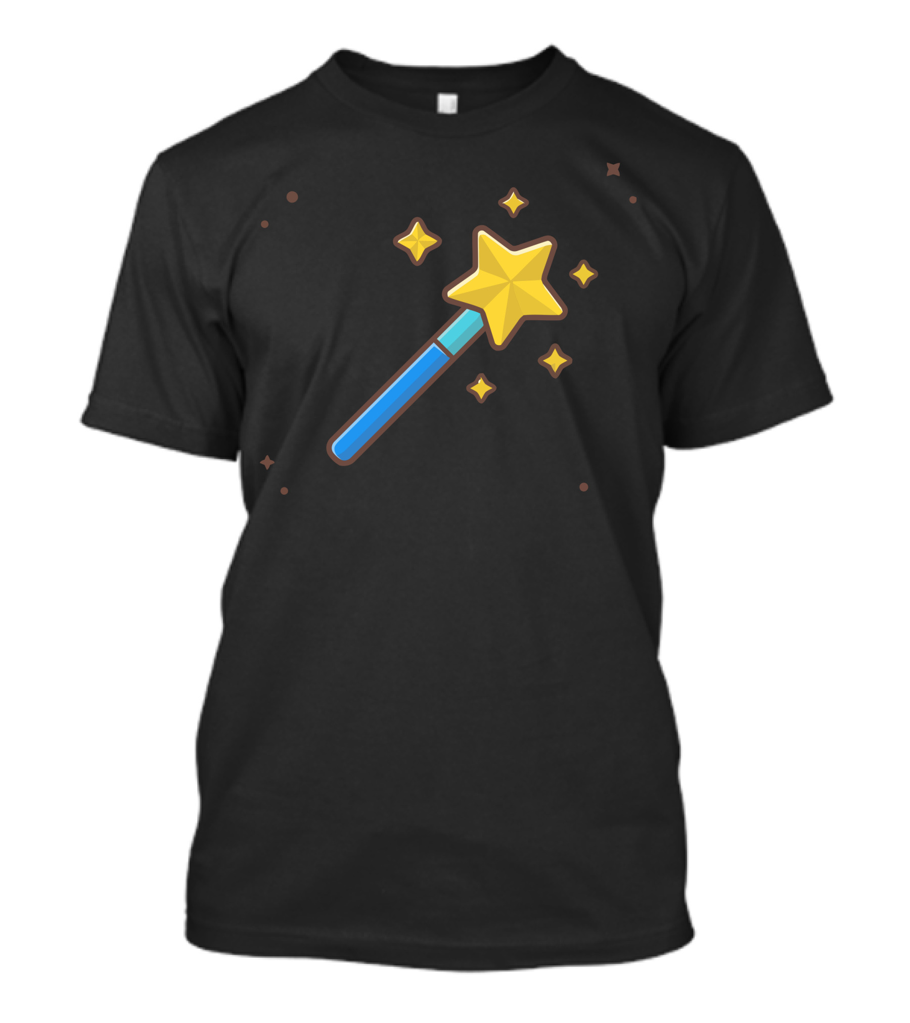 Magic Stick On Circle Wand With Stars T-Shirt