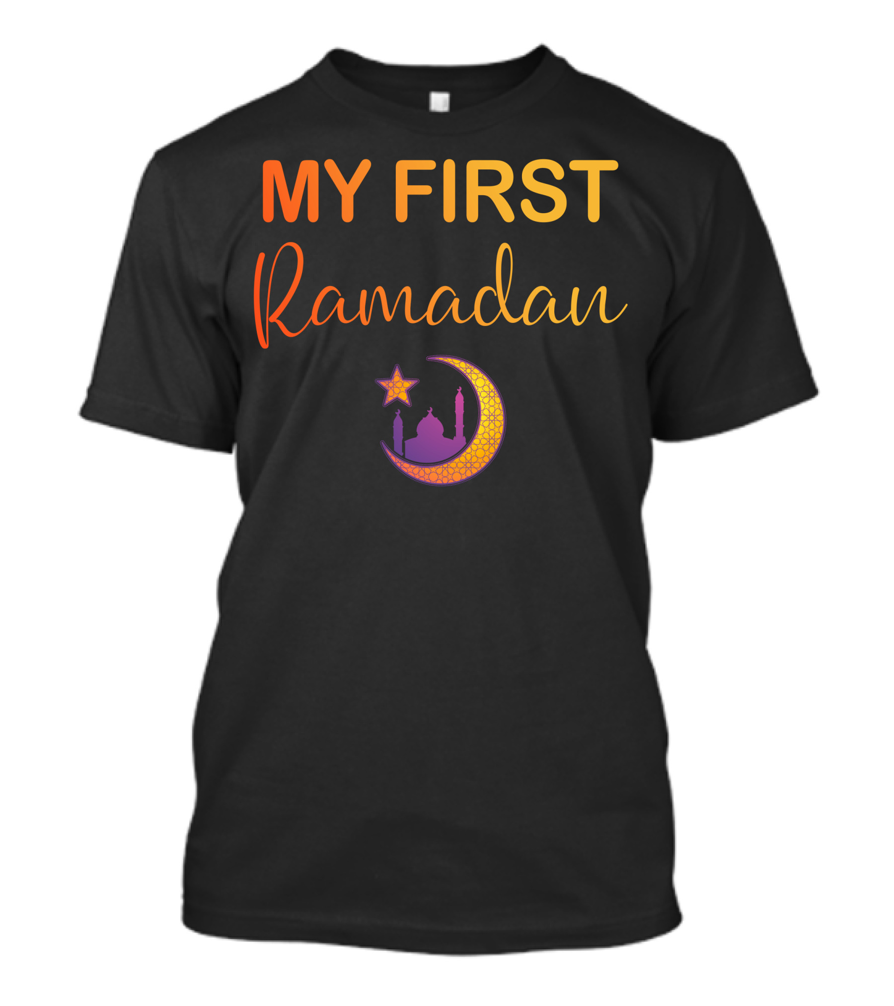 My First Ramadan Kareem With Crescent Moon And Mosque T-Shirt