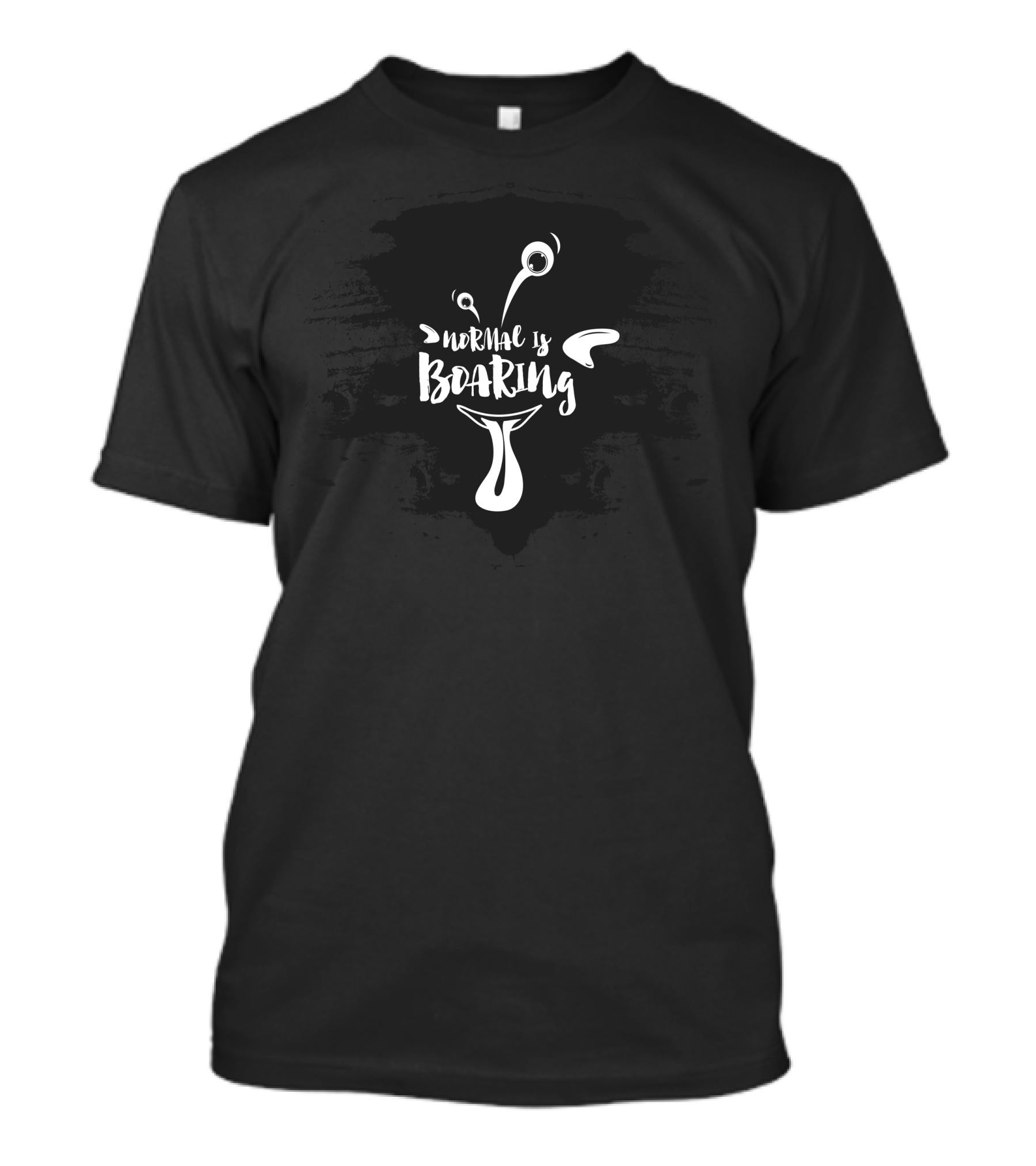 Normal Is Boaring Alien Creature Humor T-Shirt