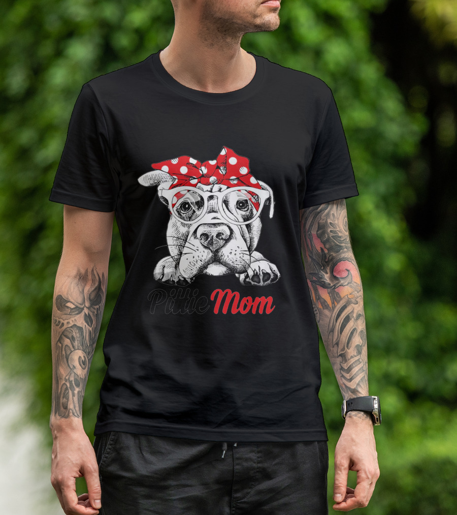 Pittie Mom T-Shirt