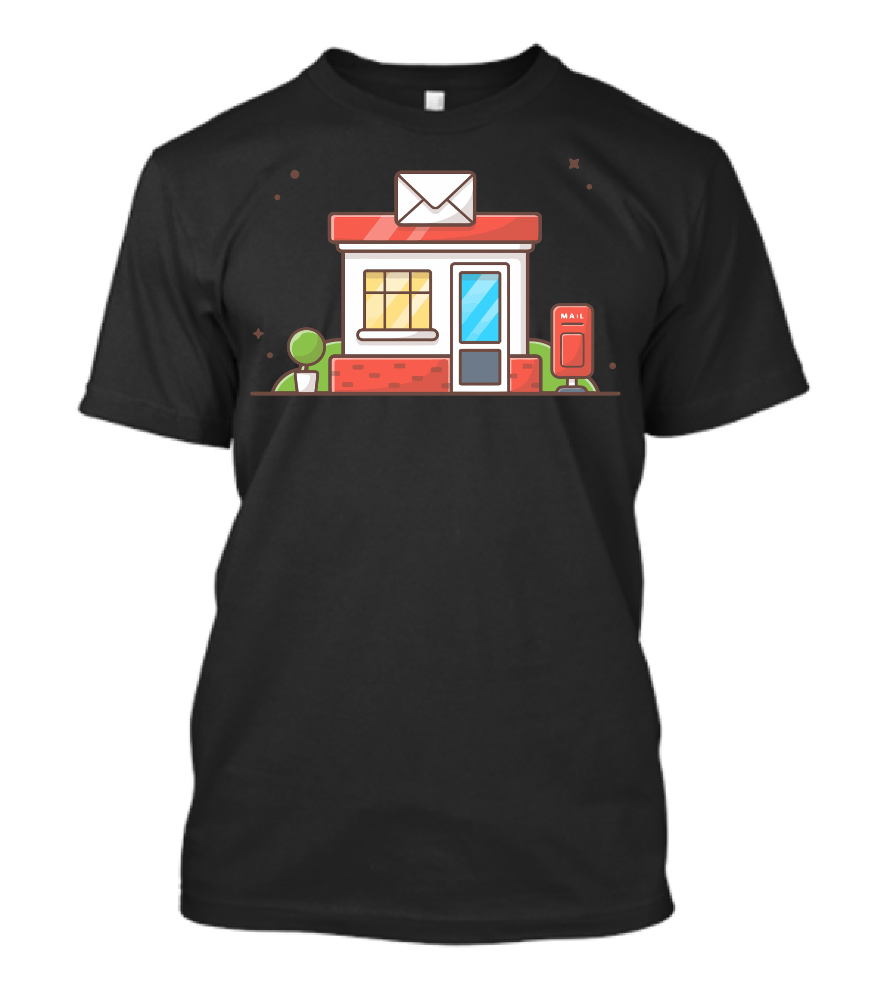 Post Office Mailbox Building T-Shirt