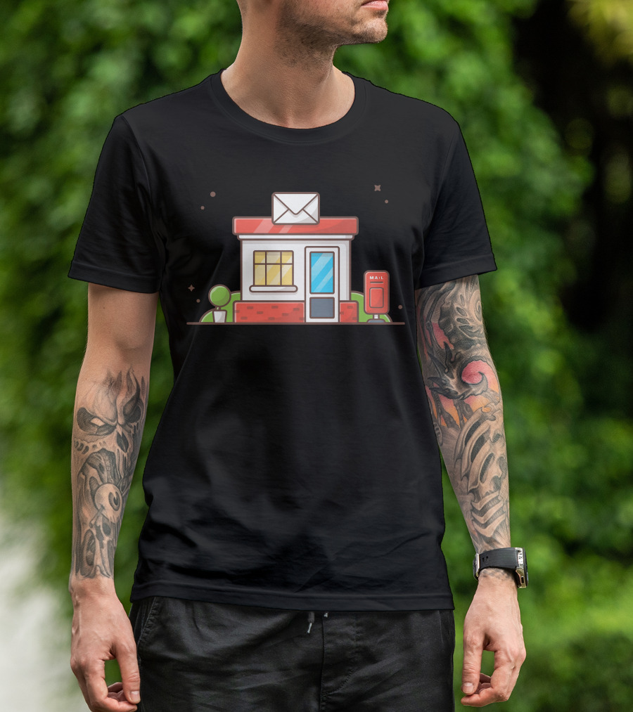 Post Office Mailbox Building T-Shirt