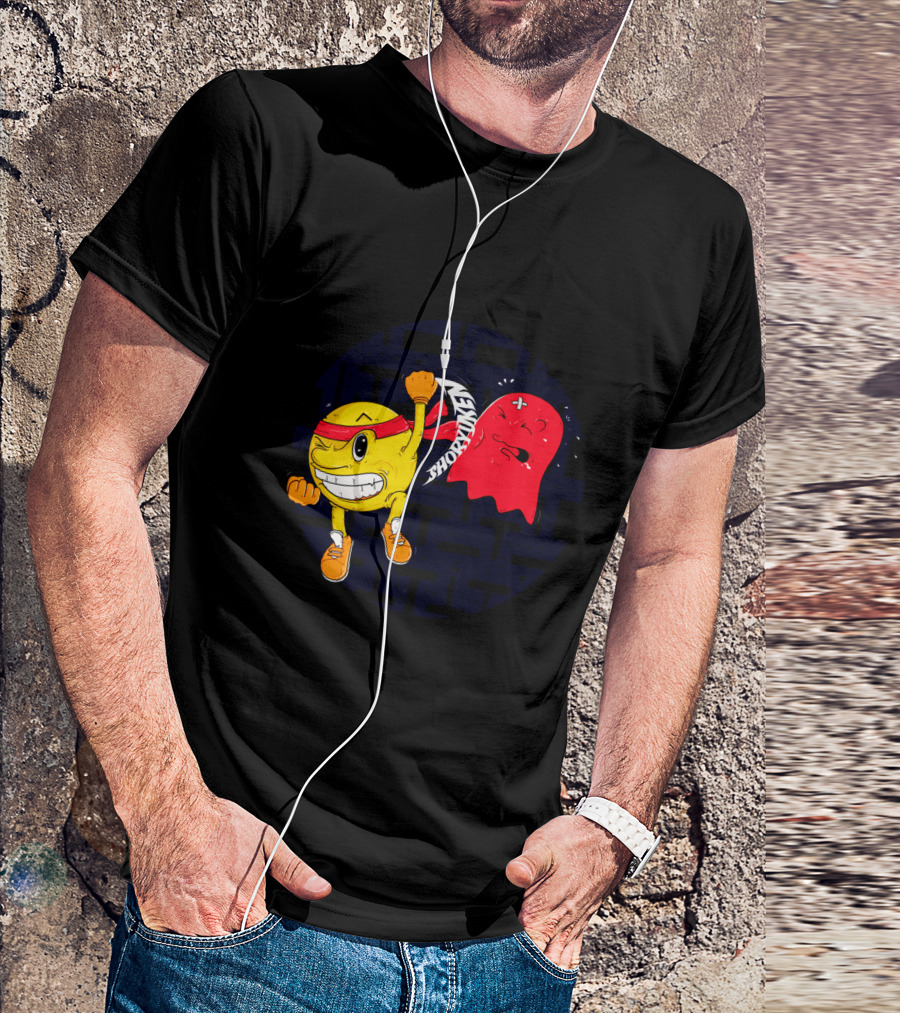 Shoryuken Pac-Man Fighting Ghost T-Shirt