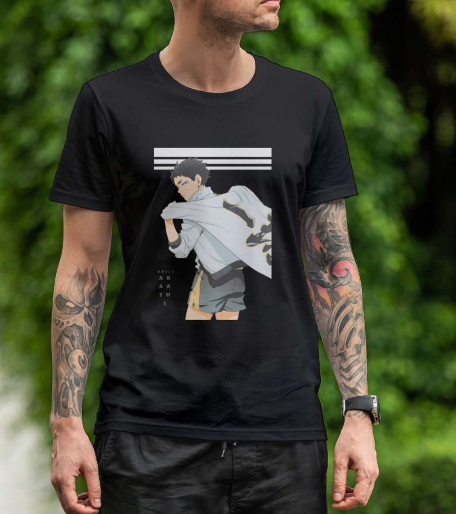 Haikyuu Akaashi Keiji Volleyball Character Anime Fan T-Shirt