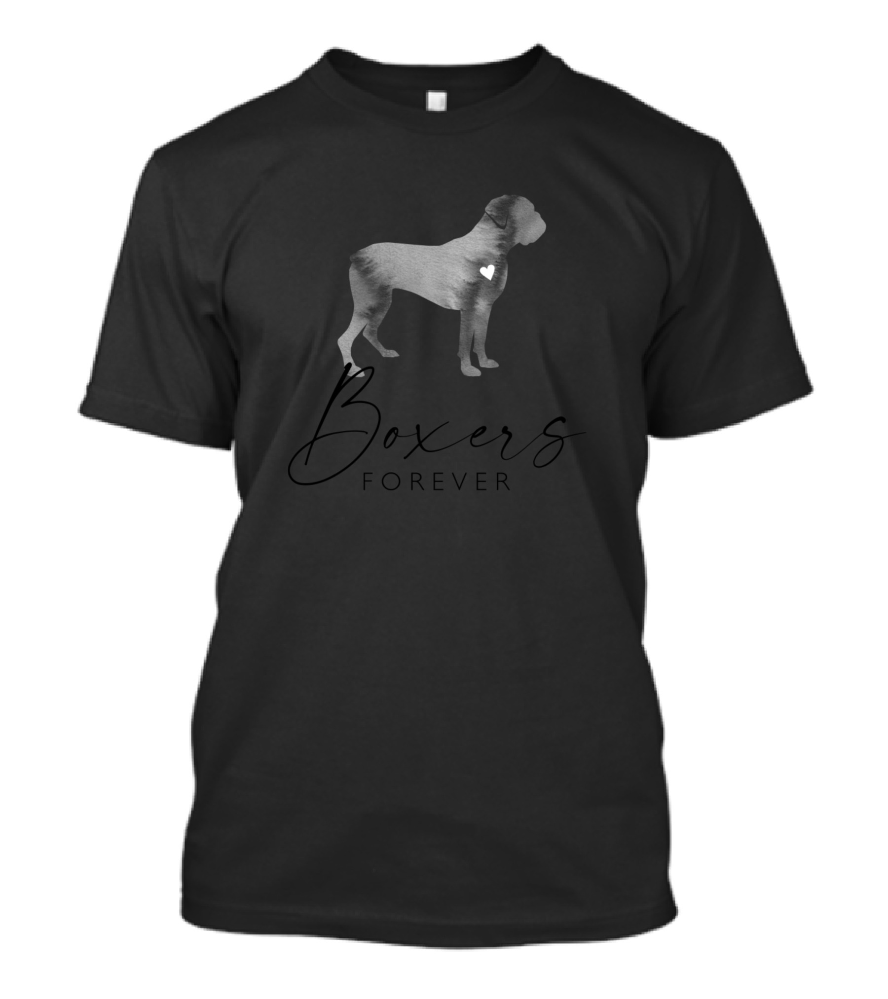 Boxers Forever Ink Effect Heart Boxer T-Shirt