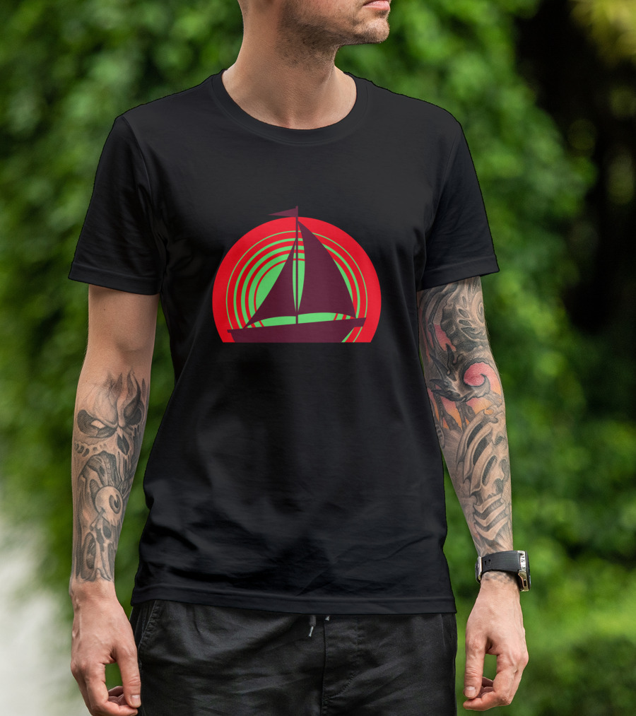 Georgia Sailing Sunset T-Shirt