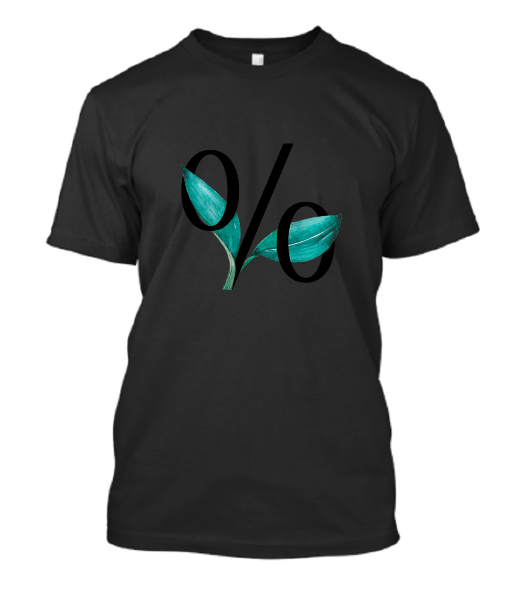 Leaves Divide Percentage T-Shirt