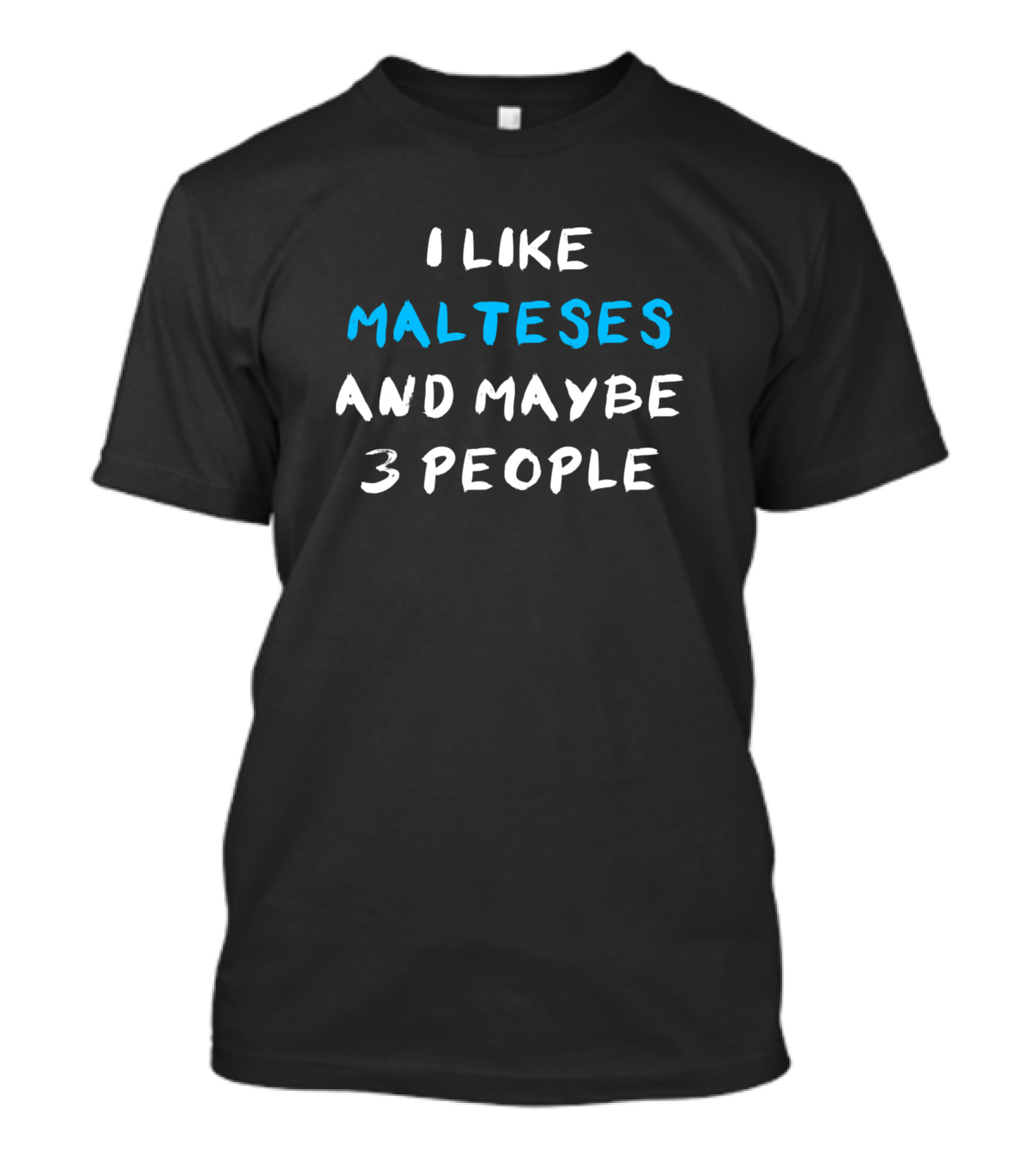 I Like Malteses And Maybe 3 People T-Shirt