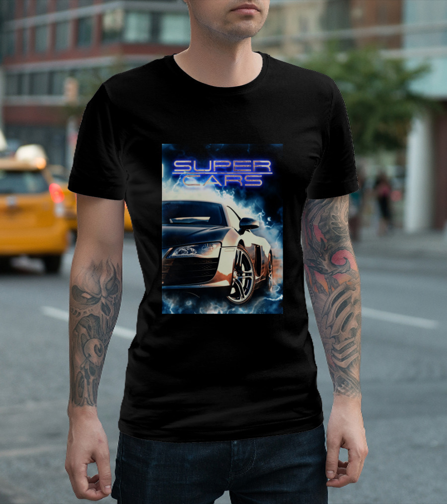 Super Cars Lightning Speed Elegance T-Shirt