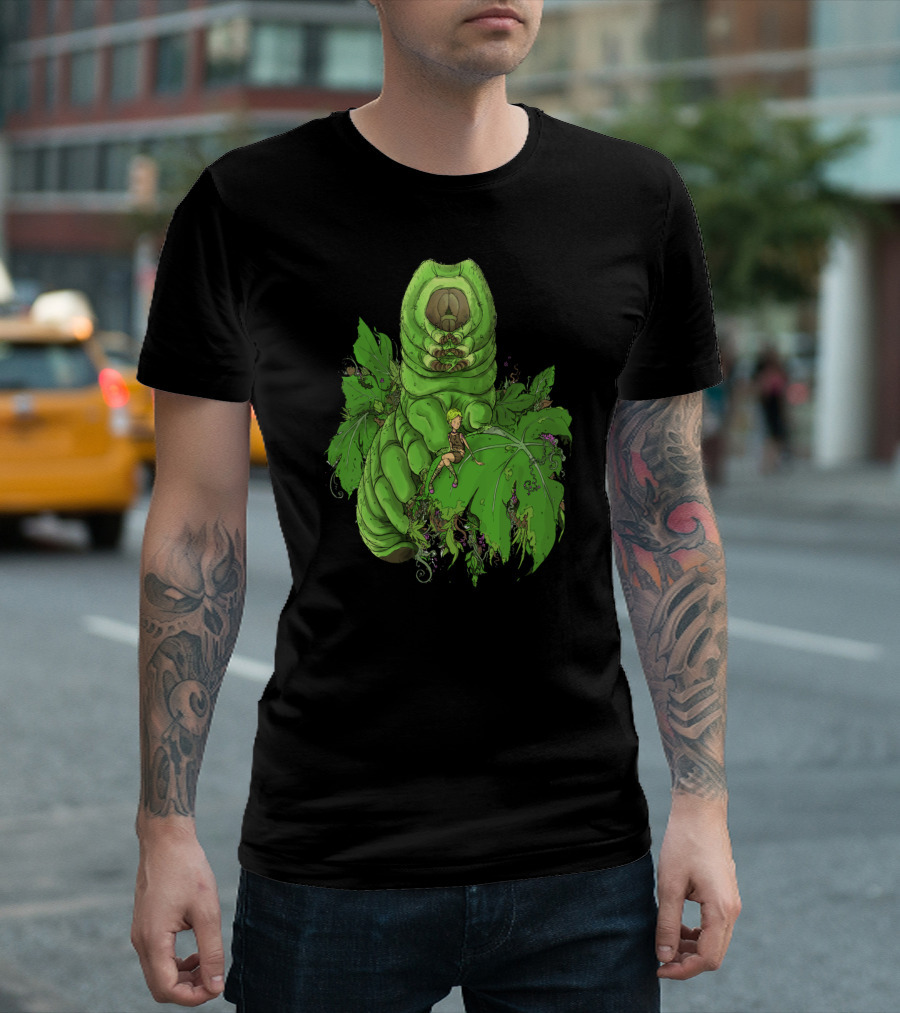 Caterpillar Friend Leaf Adventure T-Shirt