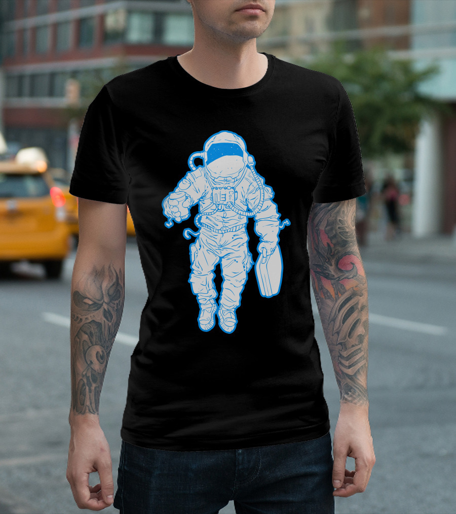 Astronaut Business Trip Essentials For A Daily Commute T-Shirt