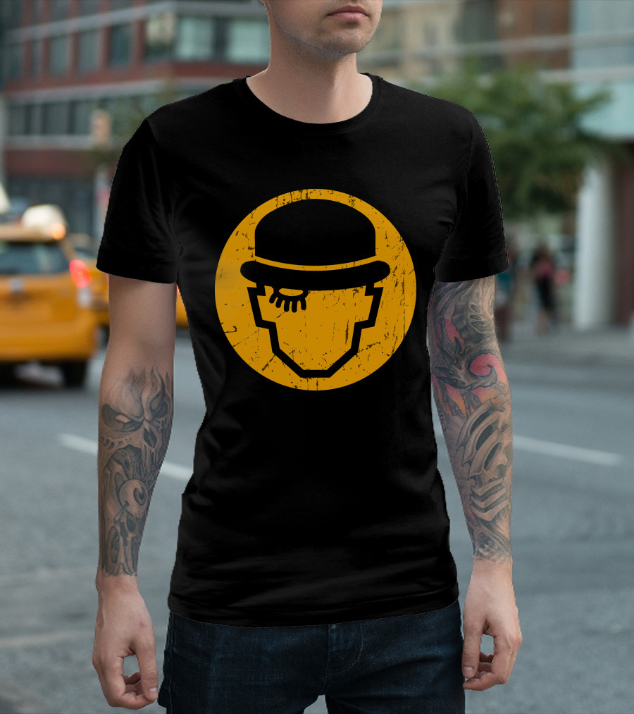 Alex Clockwork Orange Bowler Hat Mask T-Shirt
