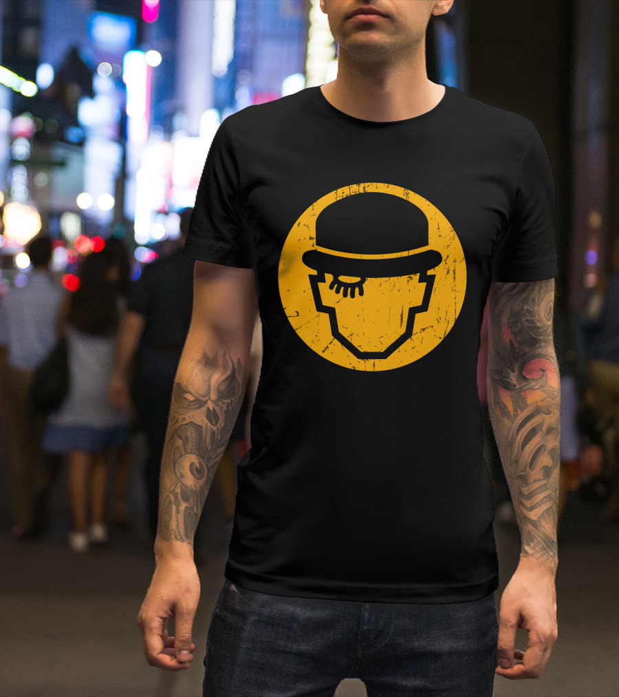 Alex Clockwork Orange Bowler Hat Mask T-Shirt