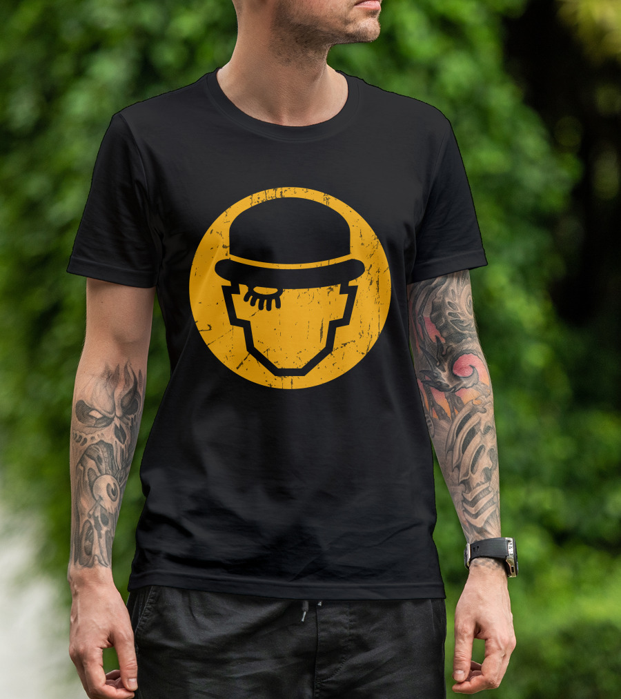 Alex Clockwork Orange Bowler Hat Mask T-Shirt