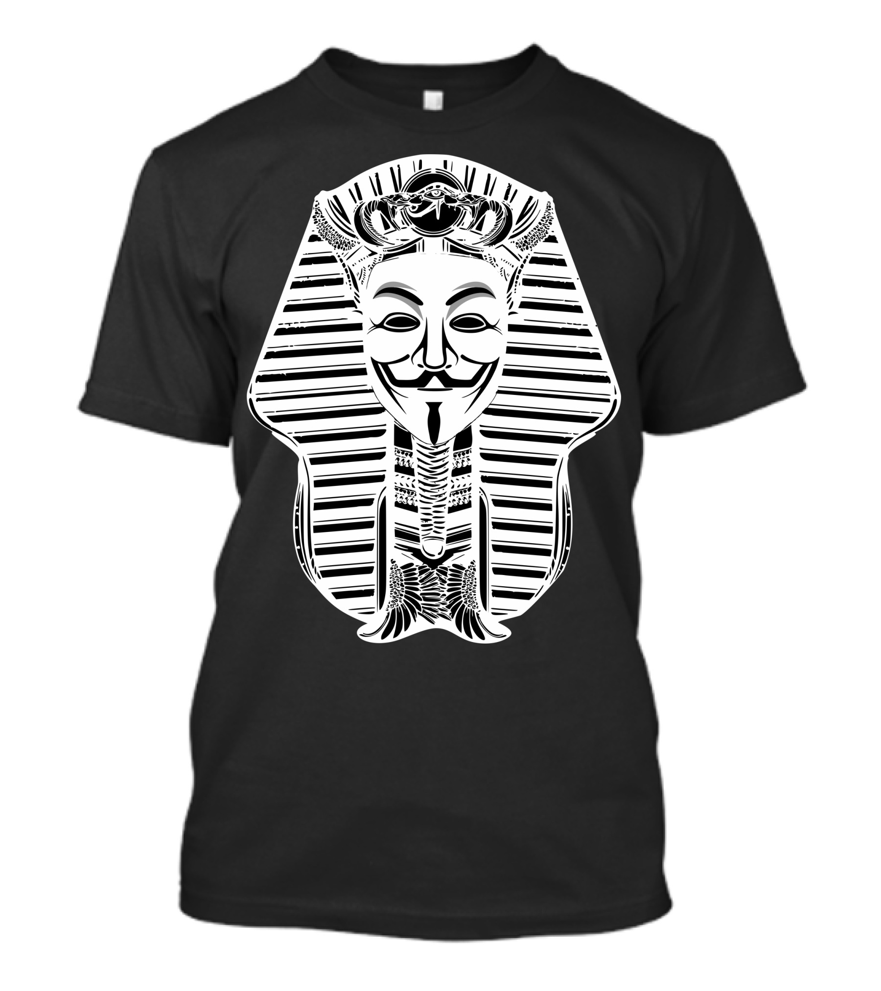 Anonymous Pharaoh Mask Hybrid Fusion T-Shirt