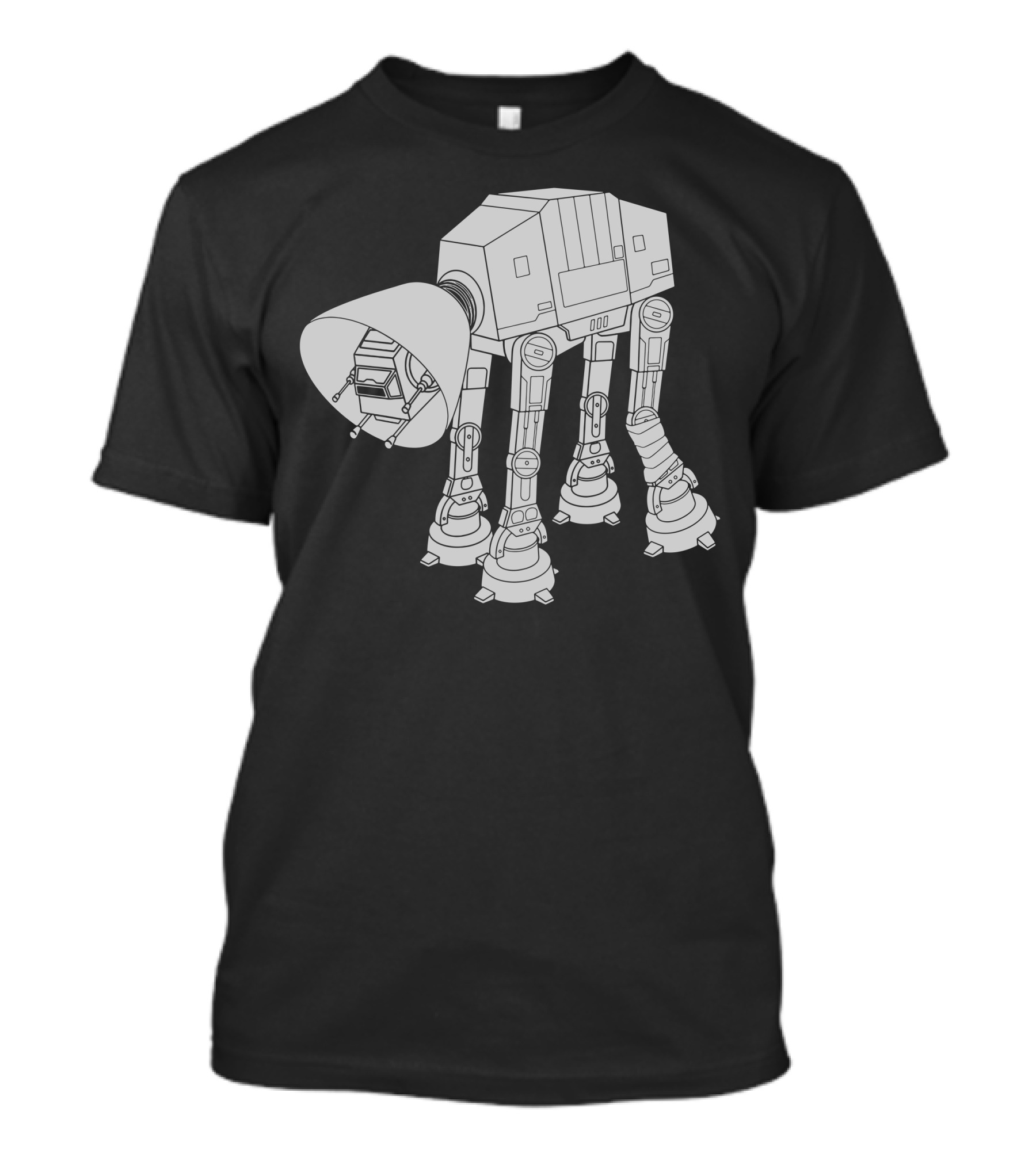 Battle Damage Star Wars AT-AT With Pylon Head T-Shirt