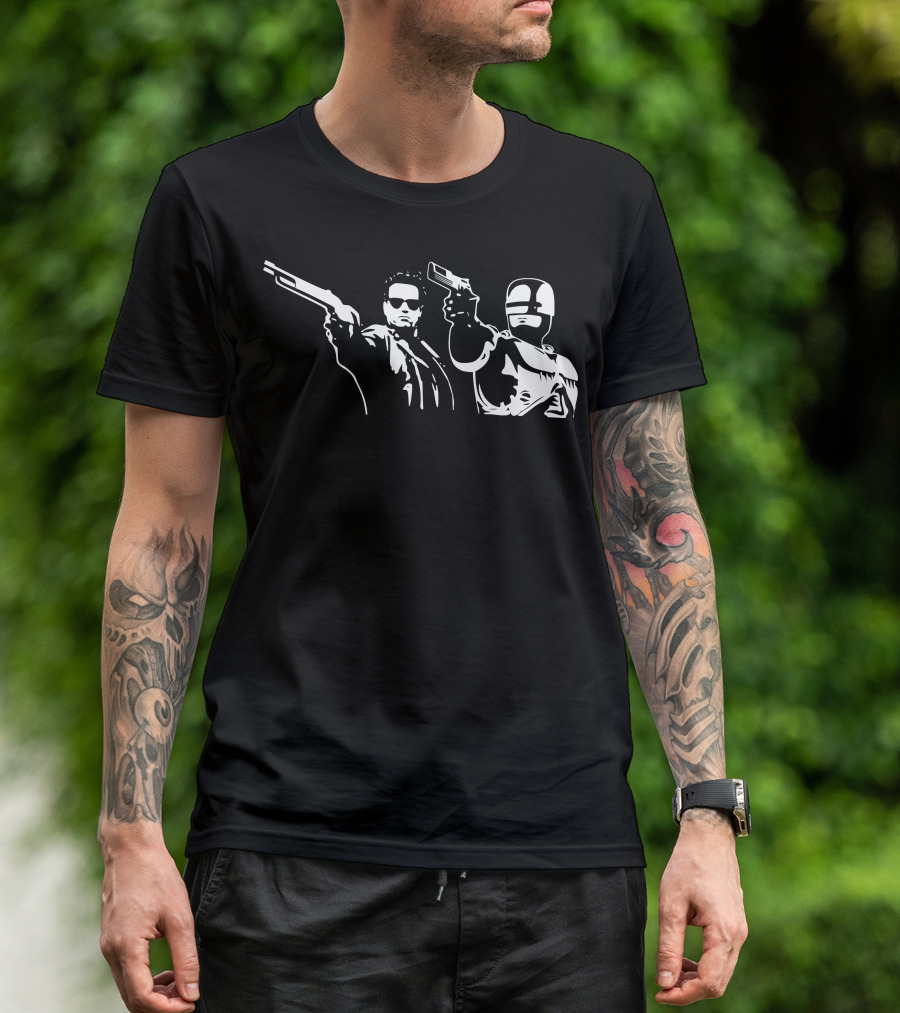 Bot Fiction Terminator RoboCop Fusion T-Shirt