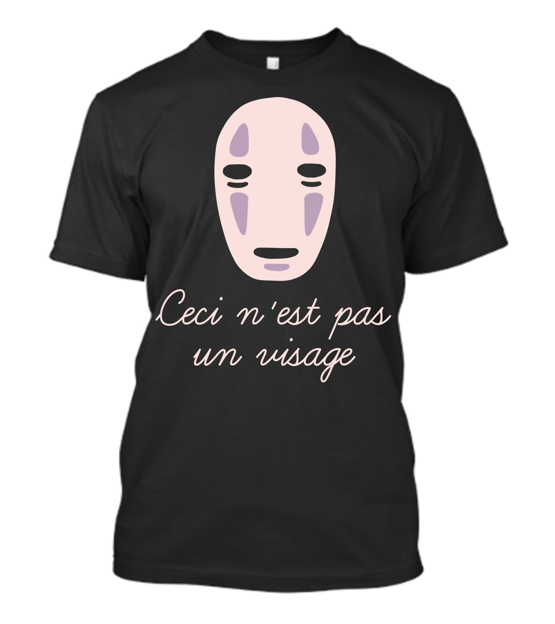 Ceci N'est Pas Un Visage No-Face Mask T-Shirt