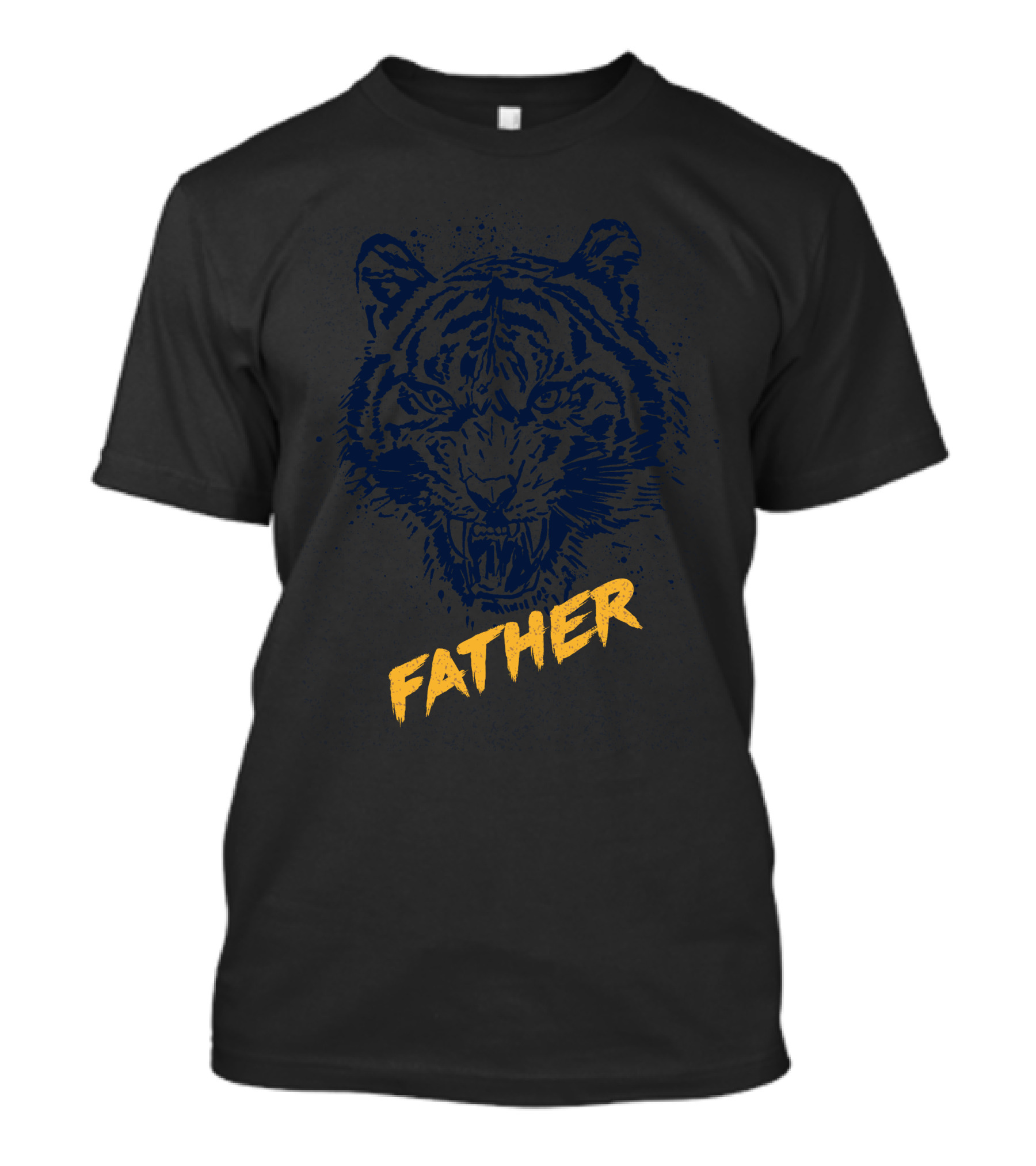 Father Fierce Tiger Face T-Shirt