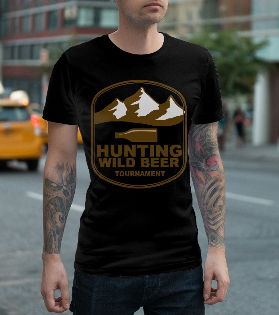 Hunting Wild Beer Tournament Mountain Adventure T-Shirt