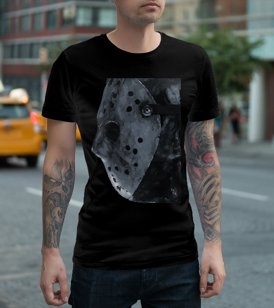 Friday the 13th Jason Voorhees Hockey Mask T-Shirt