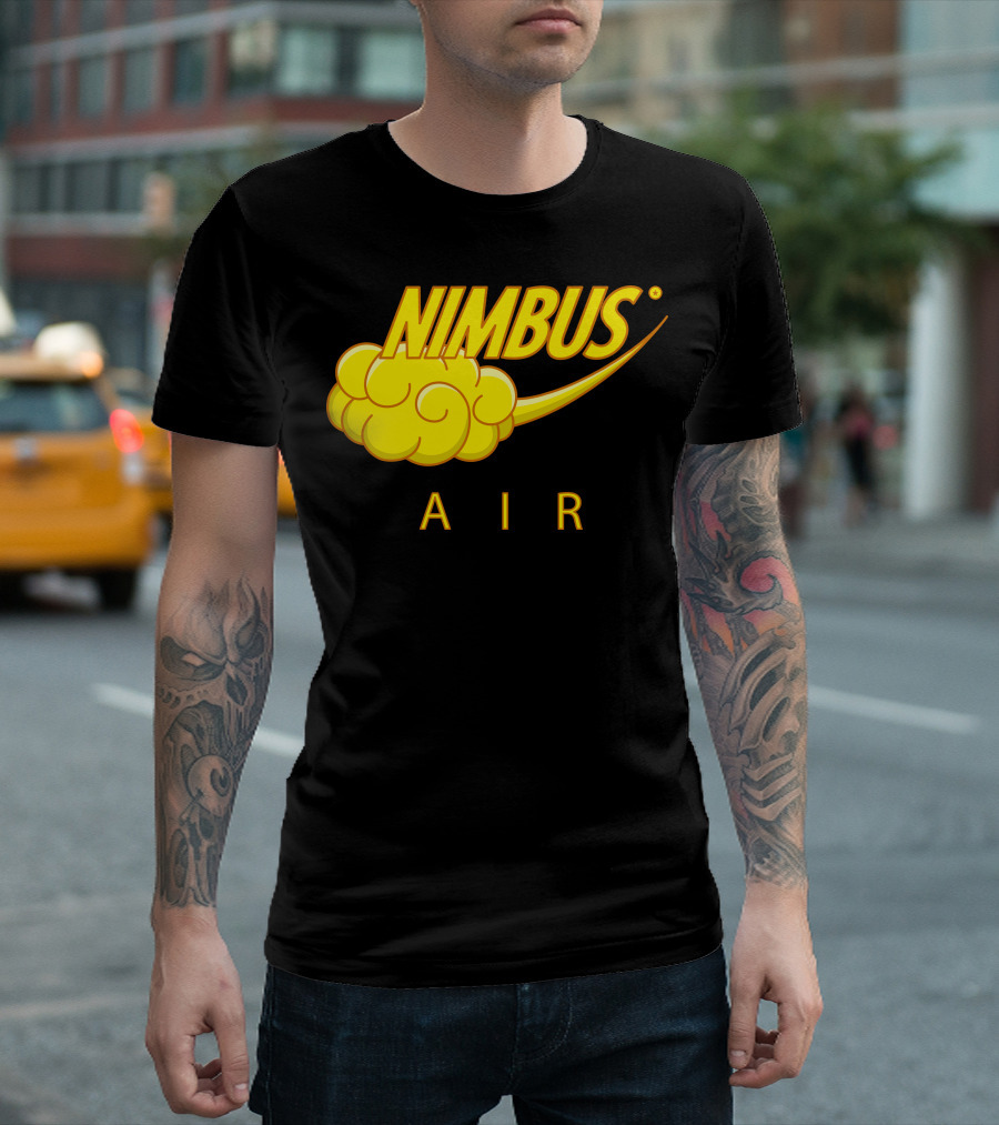 Nimbus Air Cloud Logo And Yellow T-Shirt