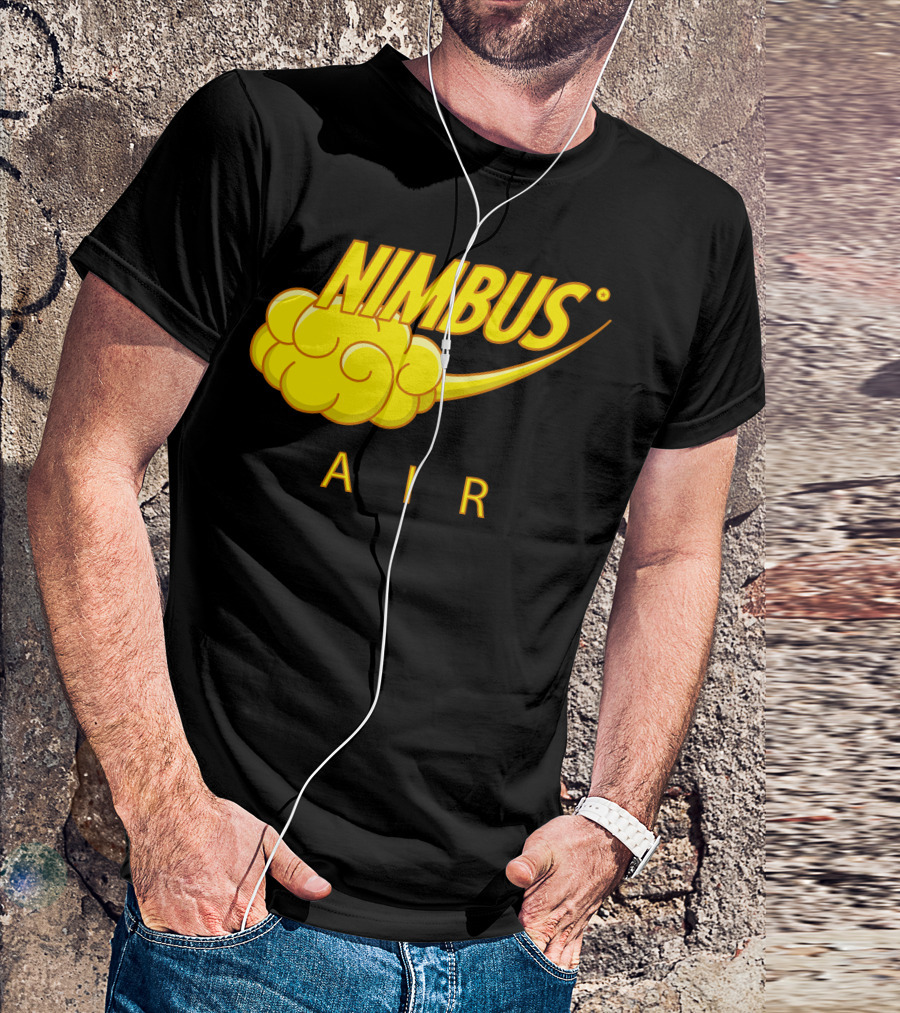 Nimbus Air Cloud Logo And Yellow T-Shirt