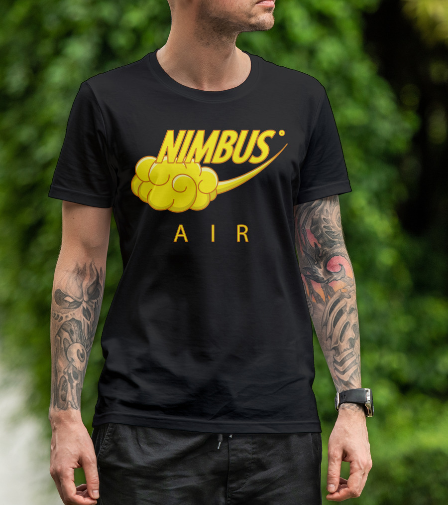 Nimbus Air Cloud Logo And Yellow T-Shirt