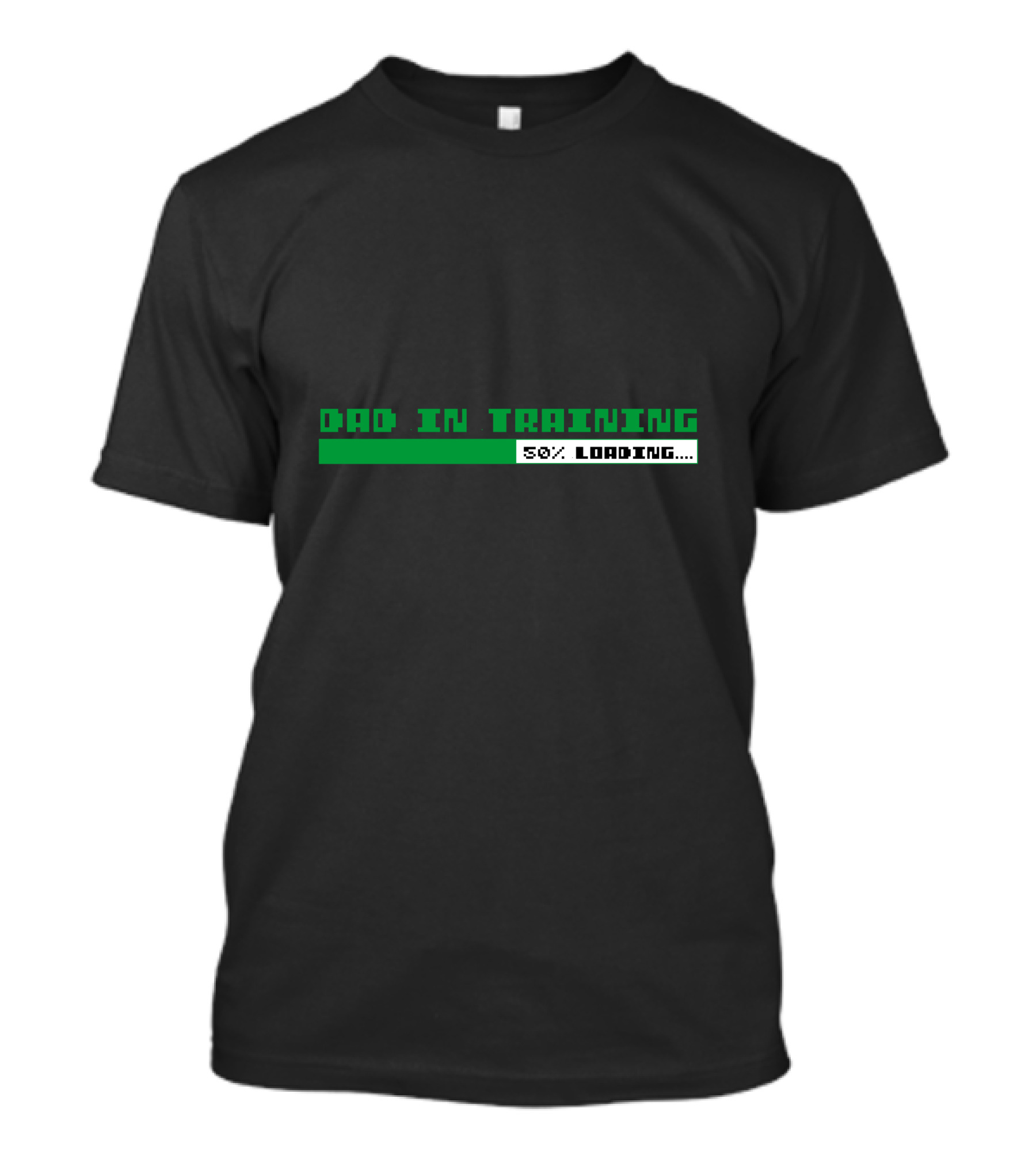 Dad In Training 50% Loading Pixel T-Shirt