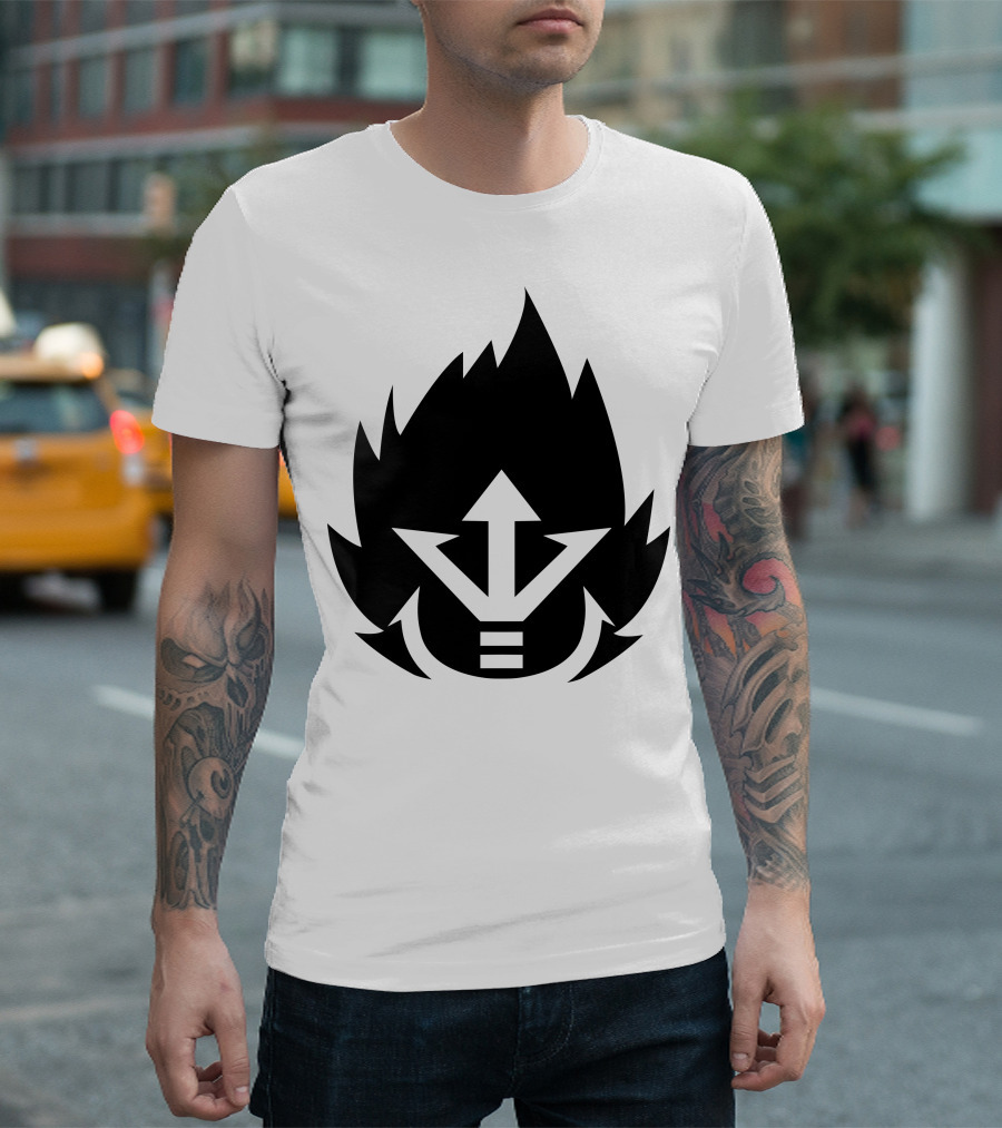 Prince of Saiyans Vegeta Saiyan Armor Hairstyle T-Shirt