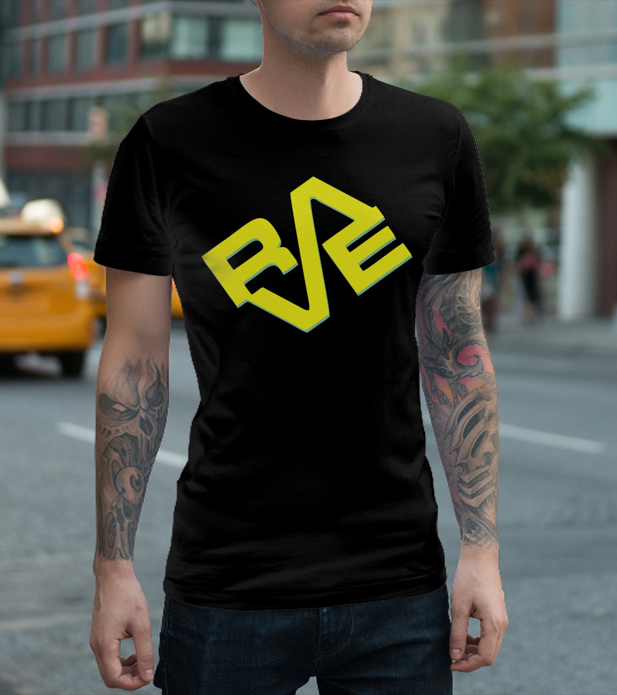 Rave Yellow Neon Text T-Shirt