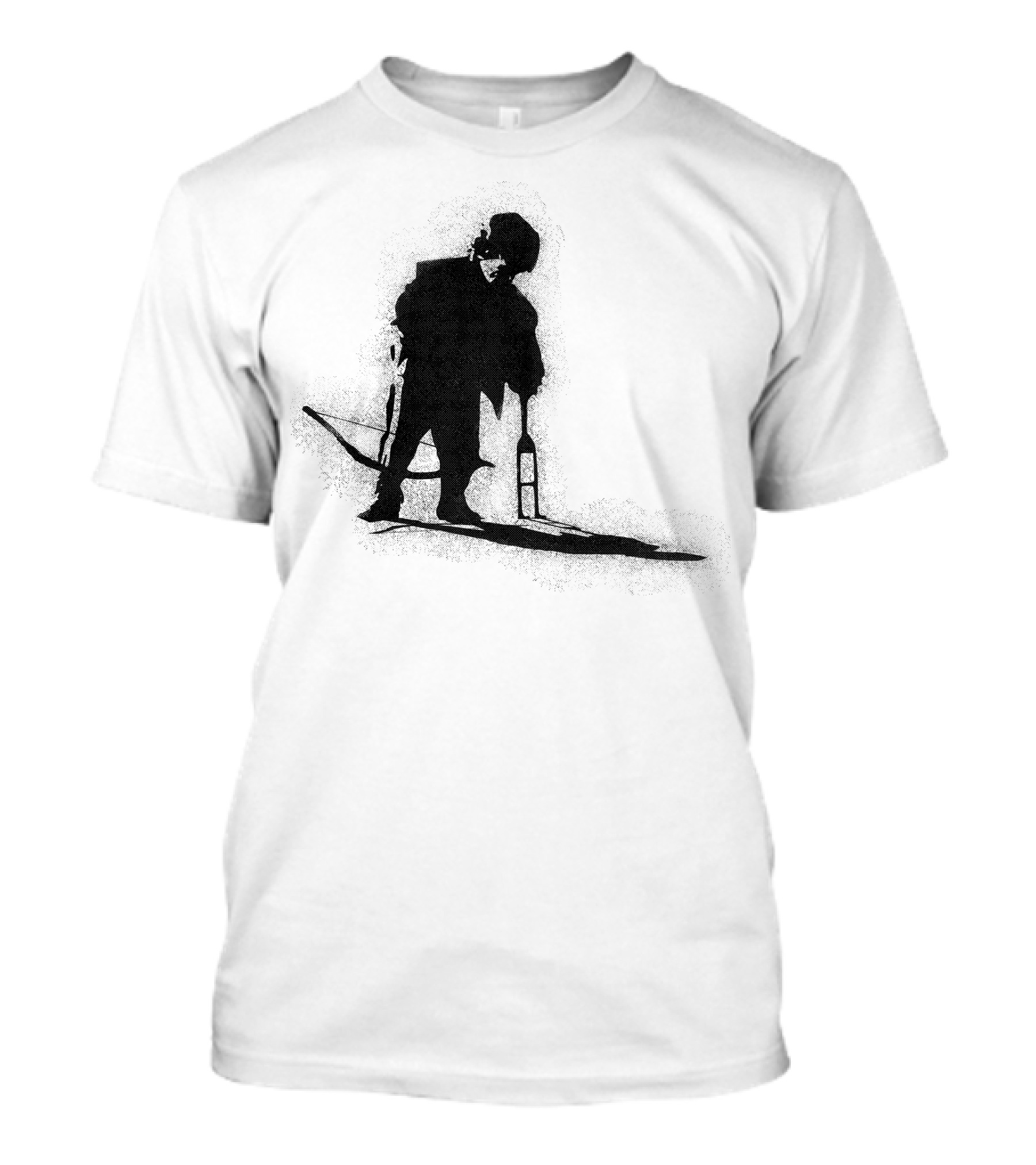Dark Crossbow Figure With Beer Bottle T-Shirt