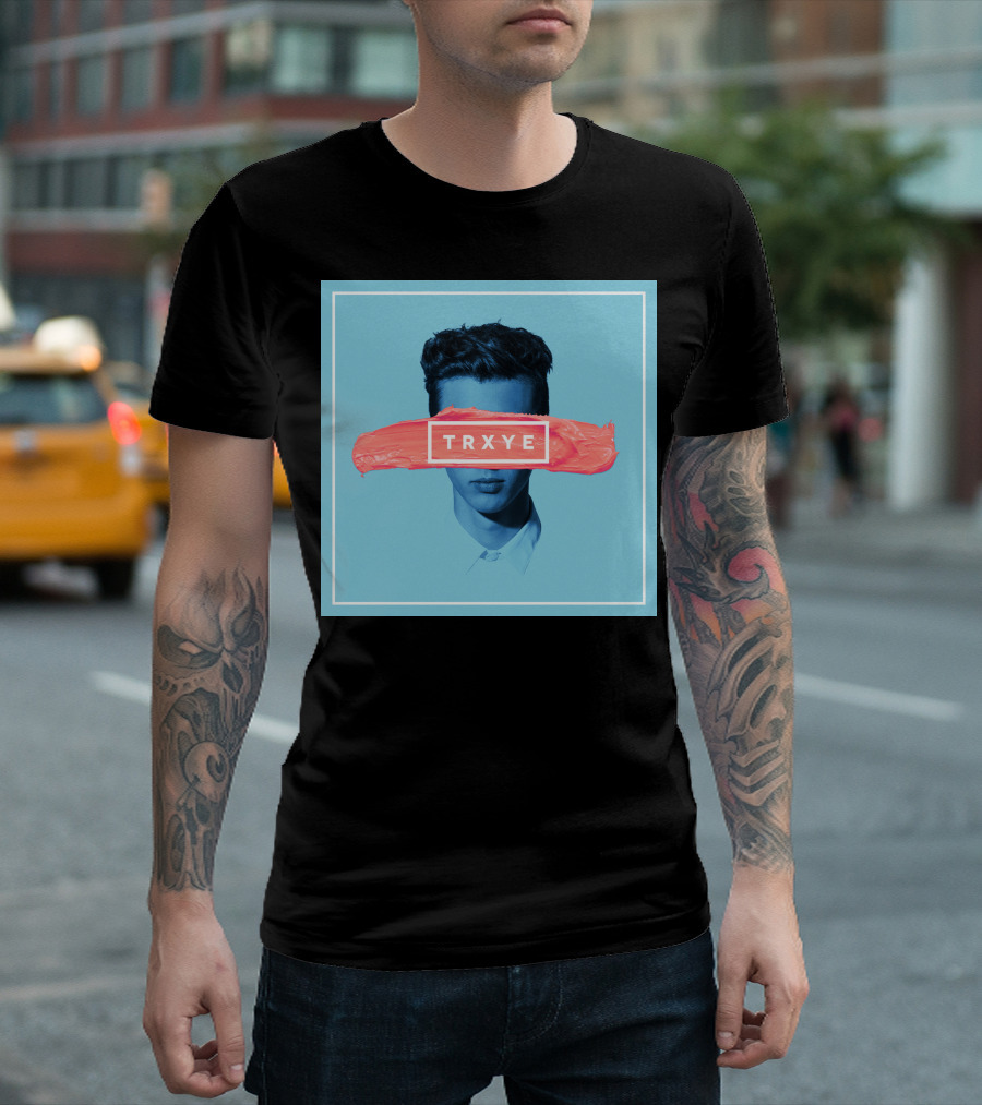 TRXYE Troye Sivan Iconic Blue and Pink Cover T-Shirt